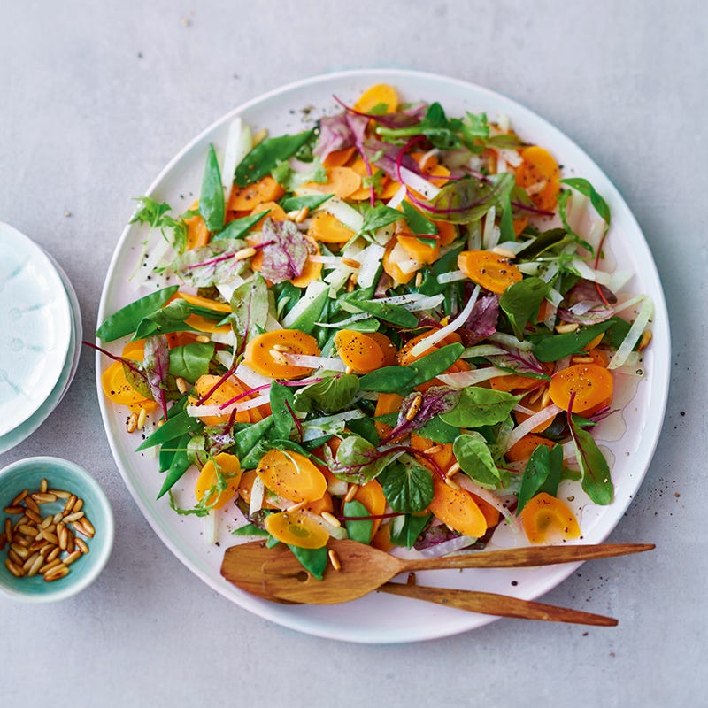 Foto van Koolrabi-wortelsalade met appeldressing door WW