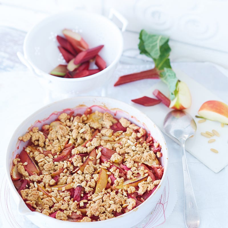 Foto van Rabarbercrumble door WW