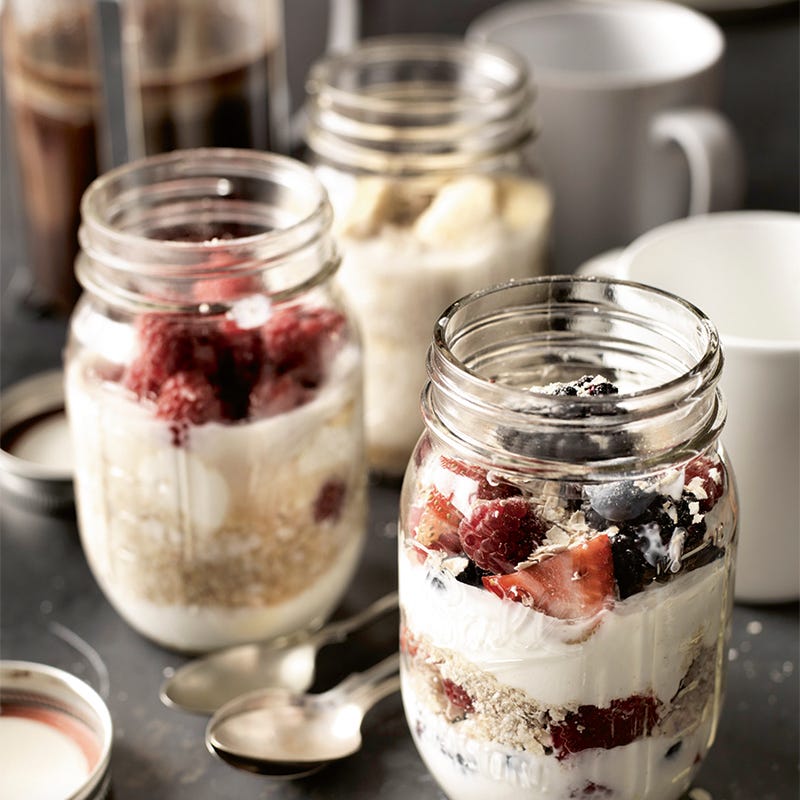 Foto van Overnight oats met zomerfruit door WW