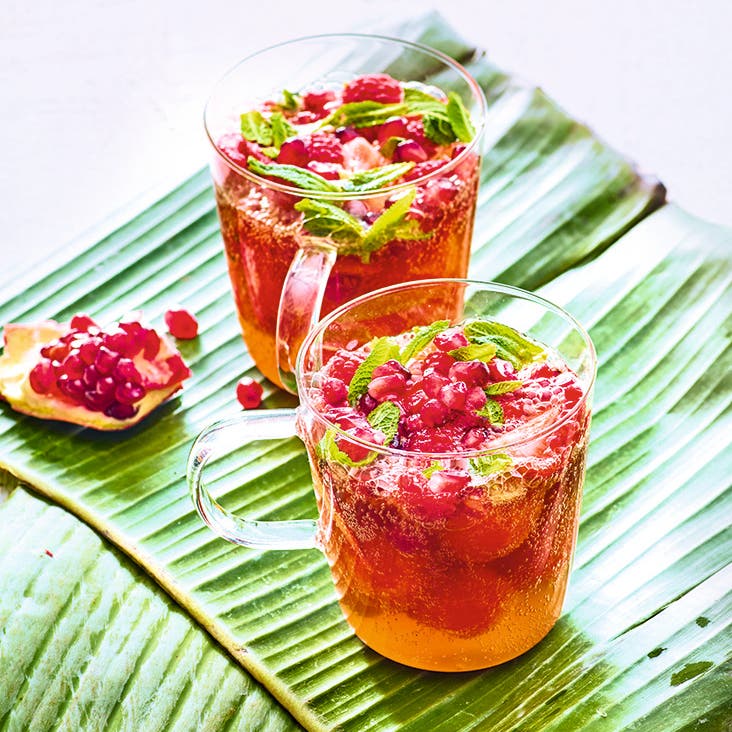 Verrine de pastèque aux fruits rouges