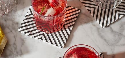Hibiscus pomegranate punch
