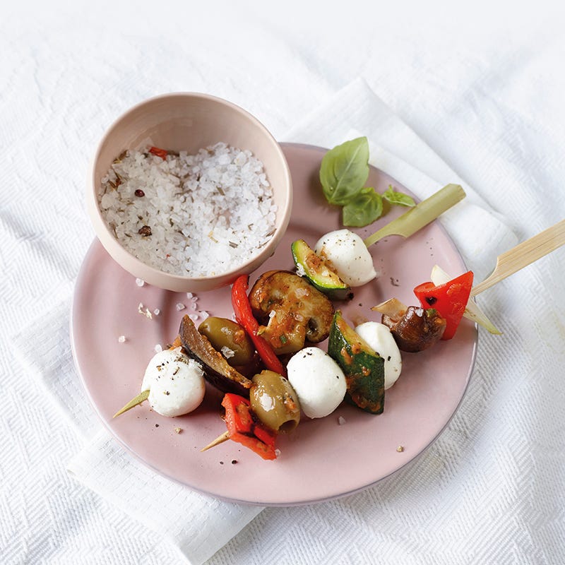 Foto van Antipastispiesjes met mozzarella door WW