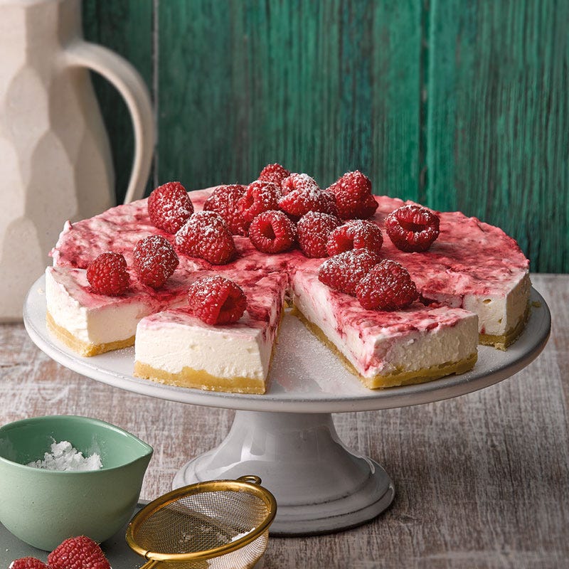 Luftige Himbeertorte