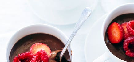 Chocolate tofu pots