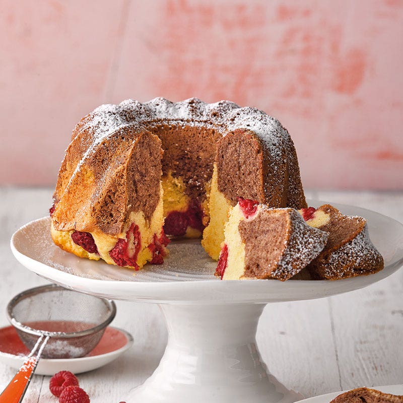 Fruchtiger Marmorkuchen