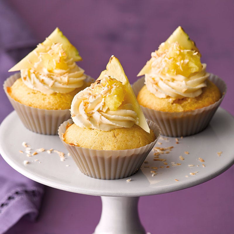 Kokos-Ananas-Cupcakes