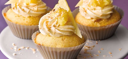 Kokos-Ananas-Cupcakes