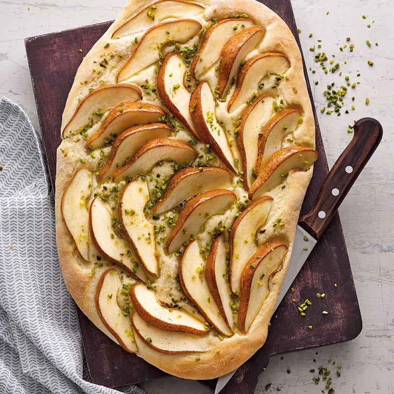 Birnen-Focaccia