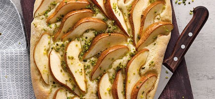 Focaccia aux poires