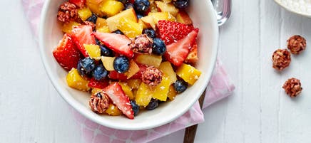 Salade de fruits crunchy