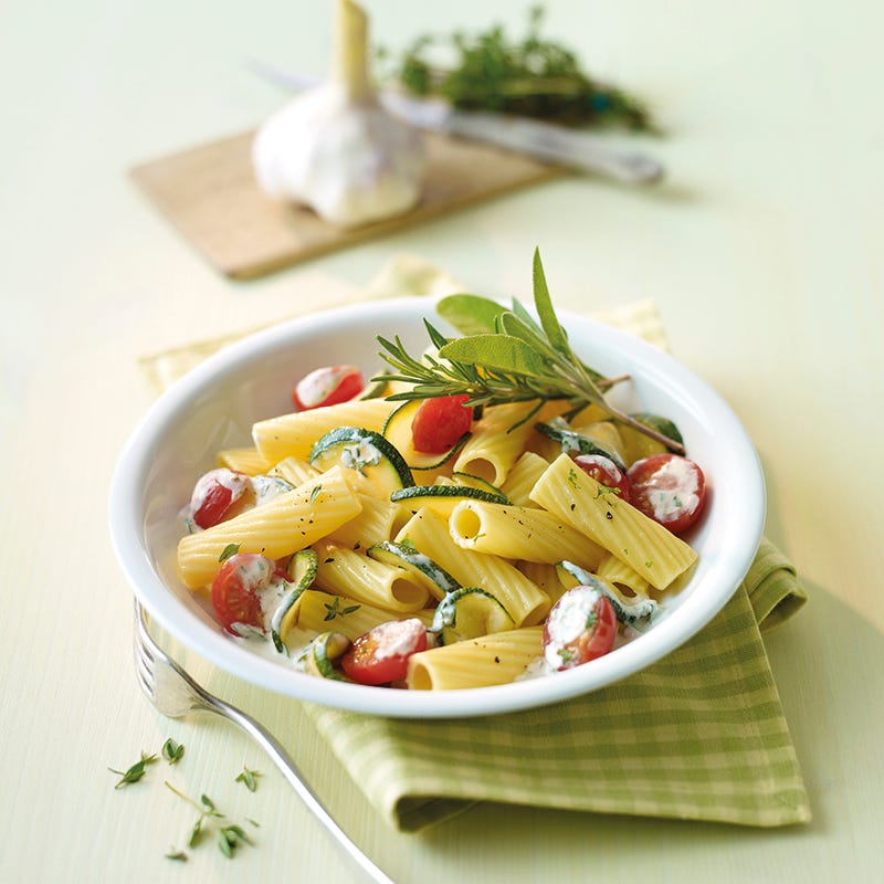 Foto van Rigatoni met courgette door WW