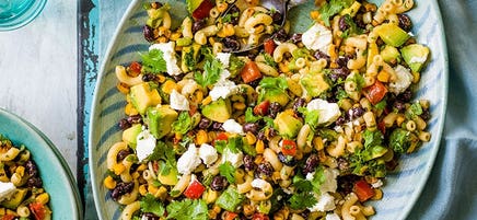 Mexican-style pasta salad