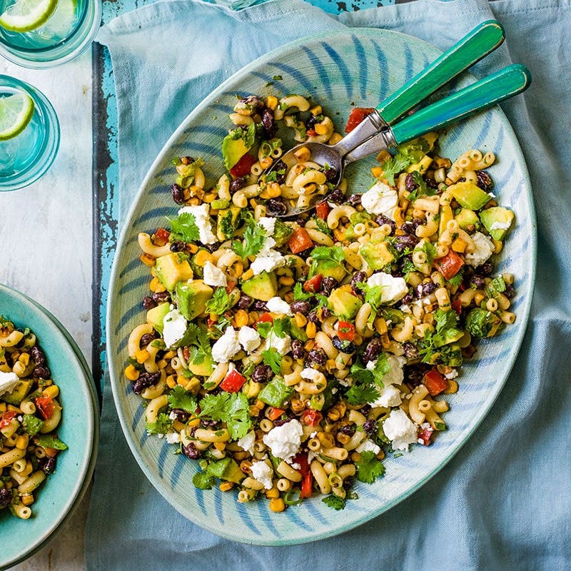 Mexican-style pasta salad