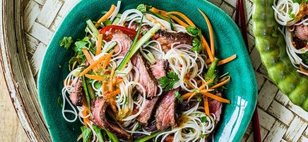 Vietnamese beef noodle salad