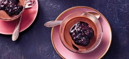 Schokoladen-Panna-Cotta