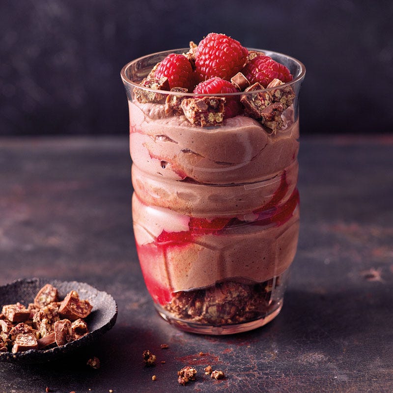 Schoko-Eiweiß-Trifle