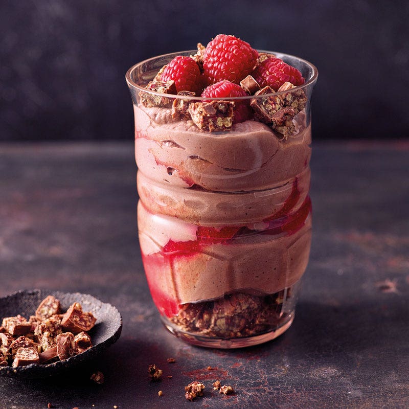 Schoko-Eiweiß-Trifle