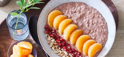 Schoko-Haselnuss-Porridge