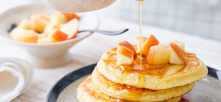 Apfel-Pancakes