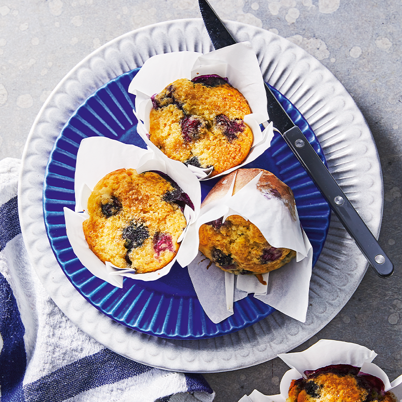 Blueberry muffins