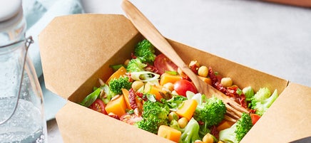Süßkartoffelsalat to go