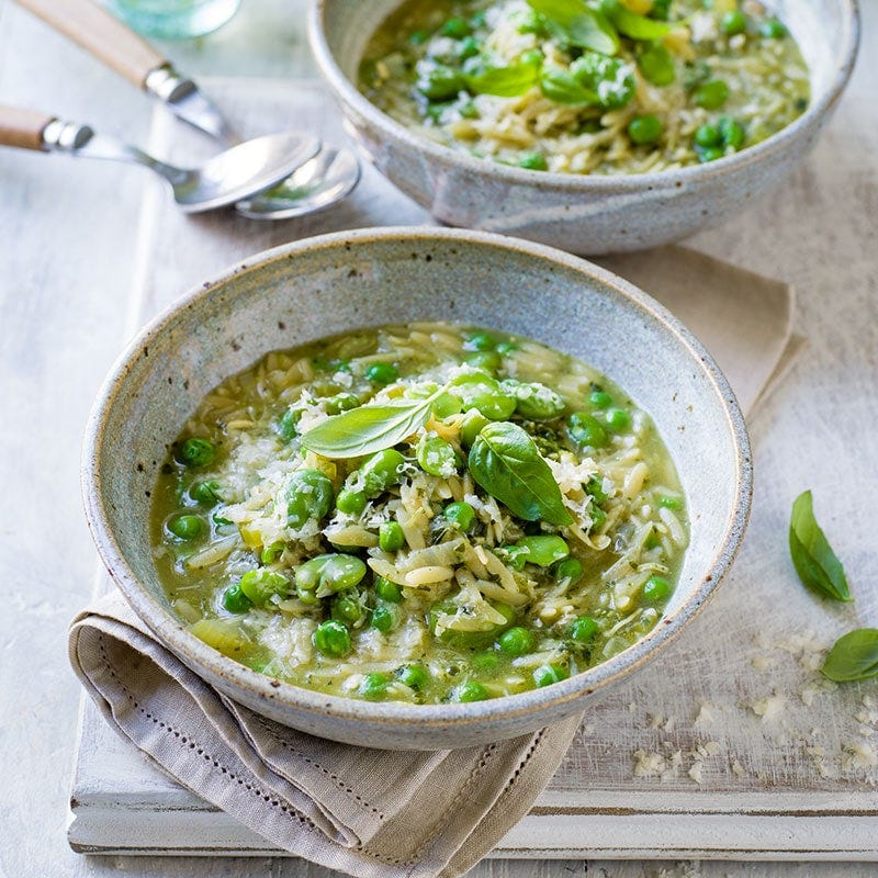 Green minestrone