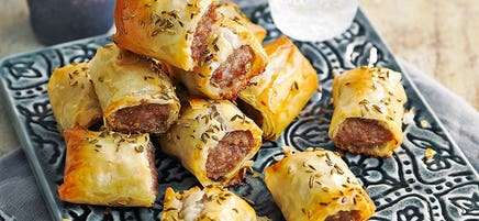 Mini sausage rolls