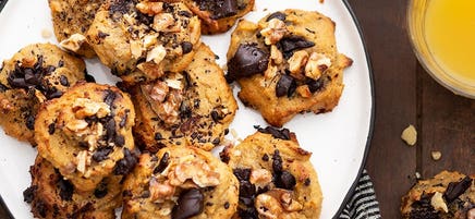 Dark chocolate and chickpea cookies