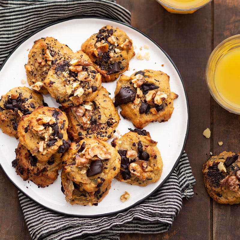 Dark chocolate & chickpea cookies