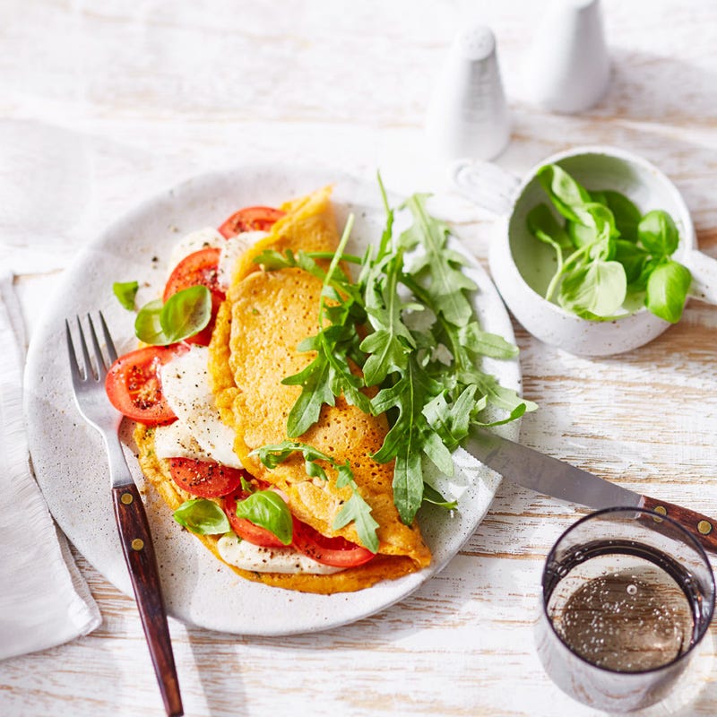 Tomaten-Mozzarella-Omelette