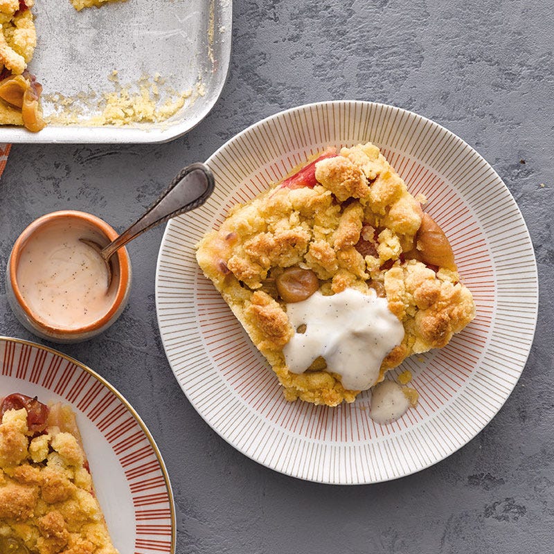 Stachelbeer-Streusel-Blech