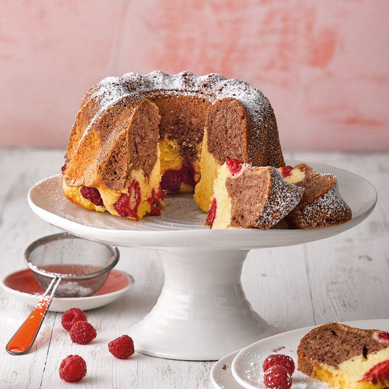 Fruchtiger Marmorkuchen