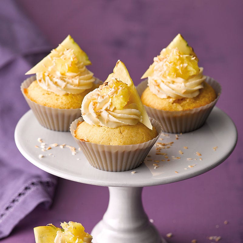 Kokos-Ananas-Cupcakes