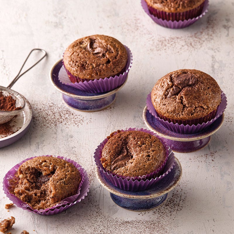 Nuss-Nougat- Muffins