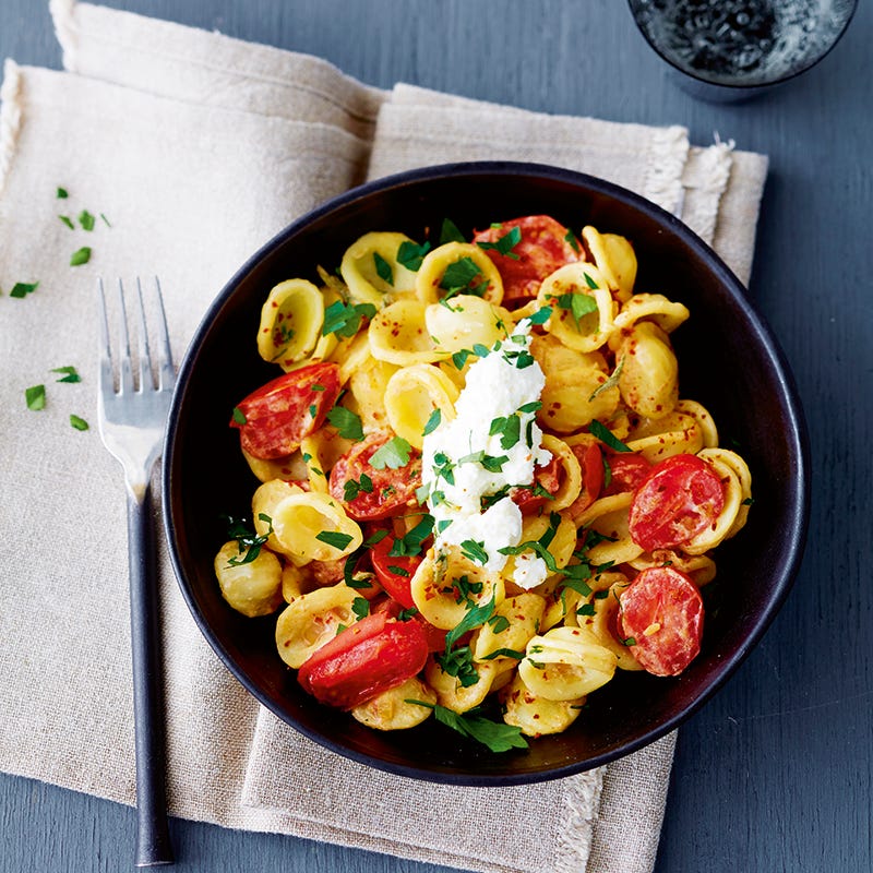Foto van Pasta met gestoofde tomaten door WW