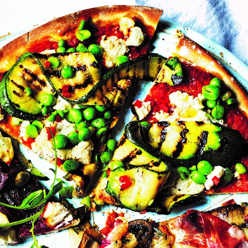 Photo of Spicy ricotta, courgette & peas pizza topping by WW