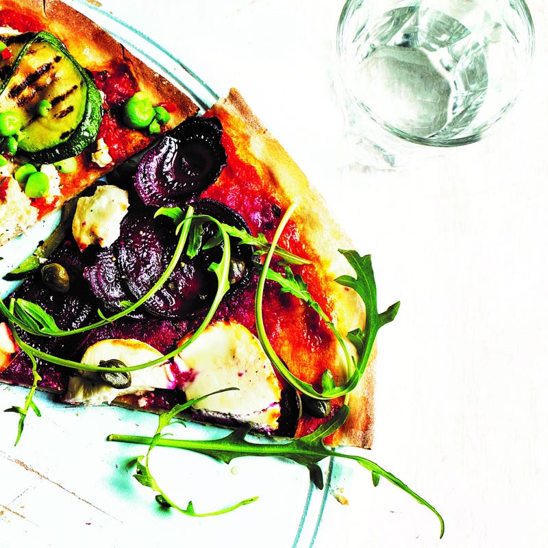Photo of Beetroot, goat's cheese & rocket pizza topping by WW
