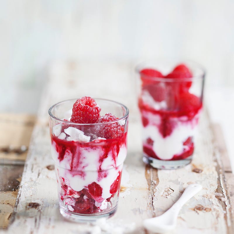 Foto van Frambozen-kwarkswirl door WW