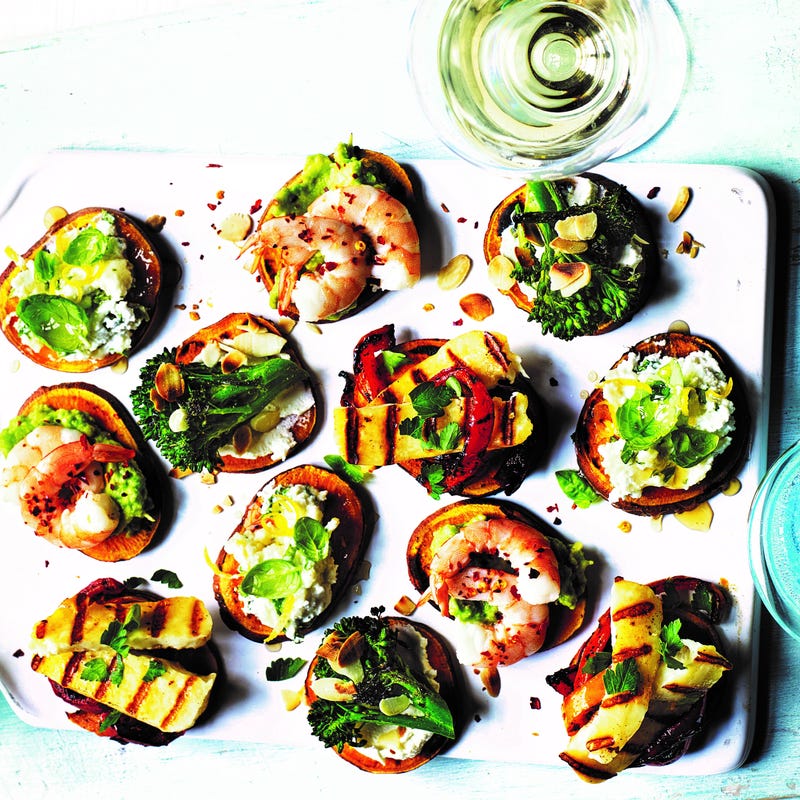 Photo of Prawn & avocado sweet potato toasts by WW