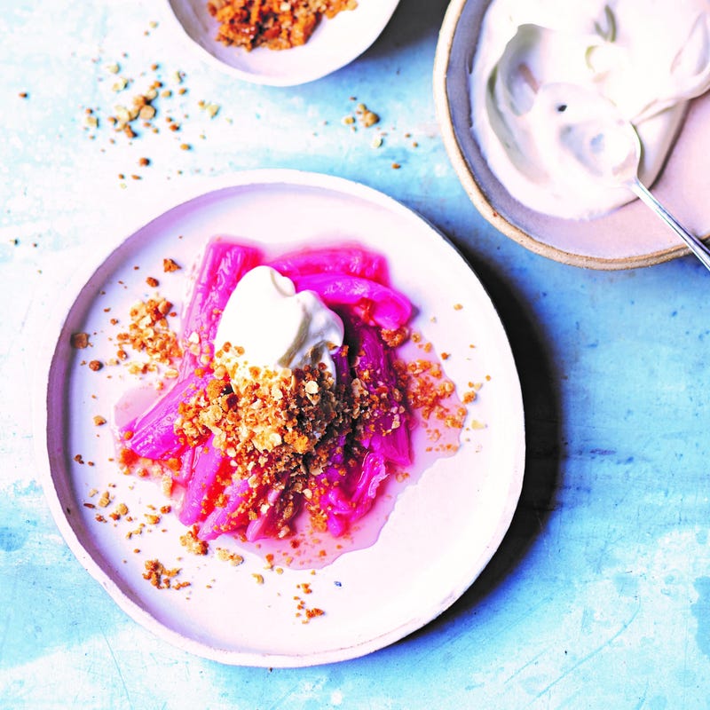 Photo of Rhubarb & ginger crumble by WW