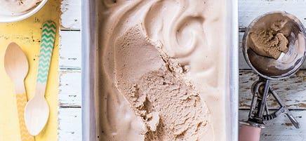 Banana and peanut butter 'ice-cream'