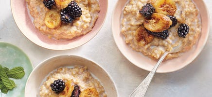 Banana bread overnight oats
