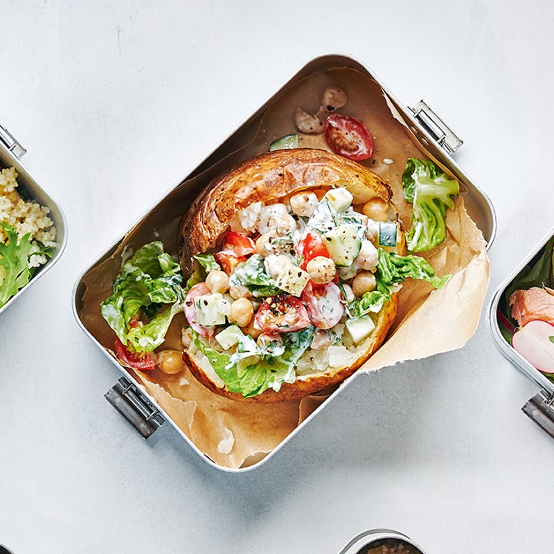 Photo of Jacket potato with creamy chickpea salad by WW