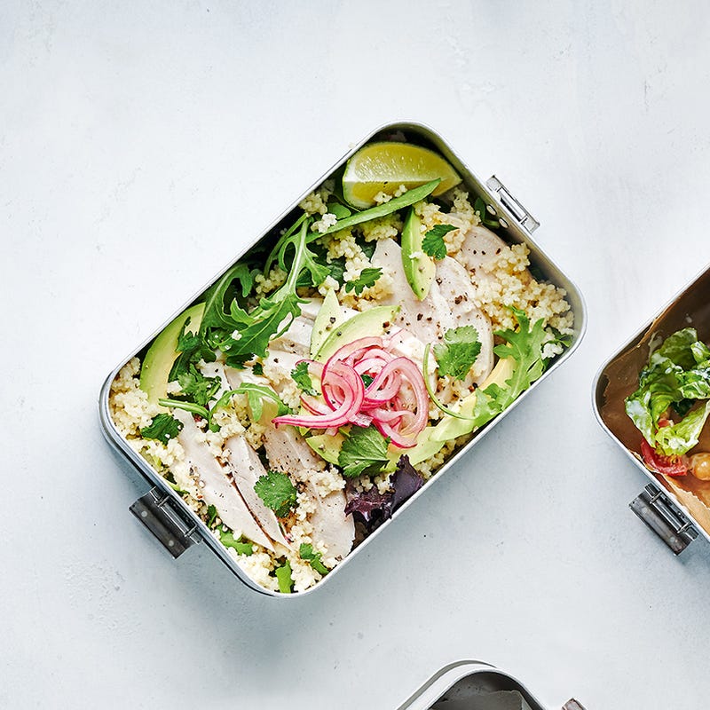 Photo of Chicken & avocado grain bowl with pickled red onions by WW