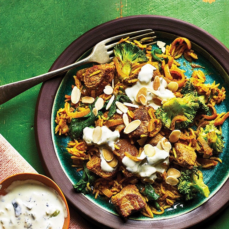 Quick lamb biryani
