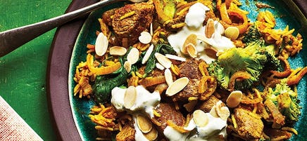 Quick lamb biryani