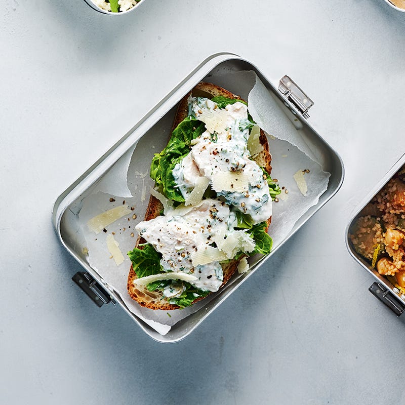 Photo of Chicken Caesar open sandwich by WW