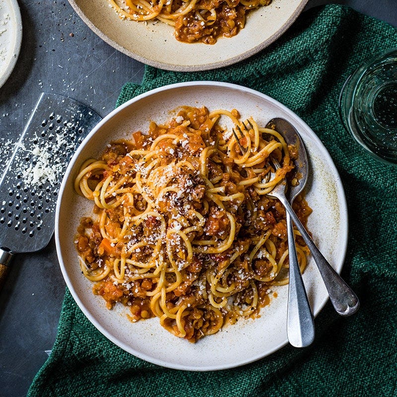 Lentil bolognese