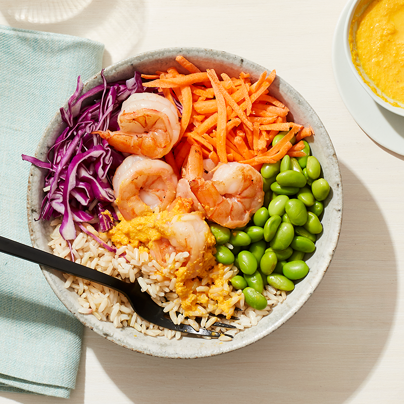 Photo of Easy shrimp and veggie bowl by WW