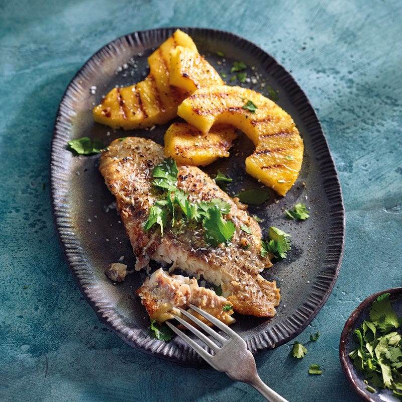 Rotbarsch in Kokosmarinade